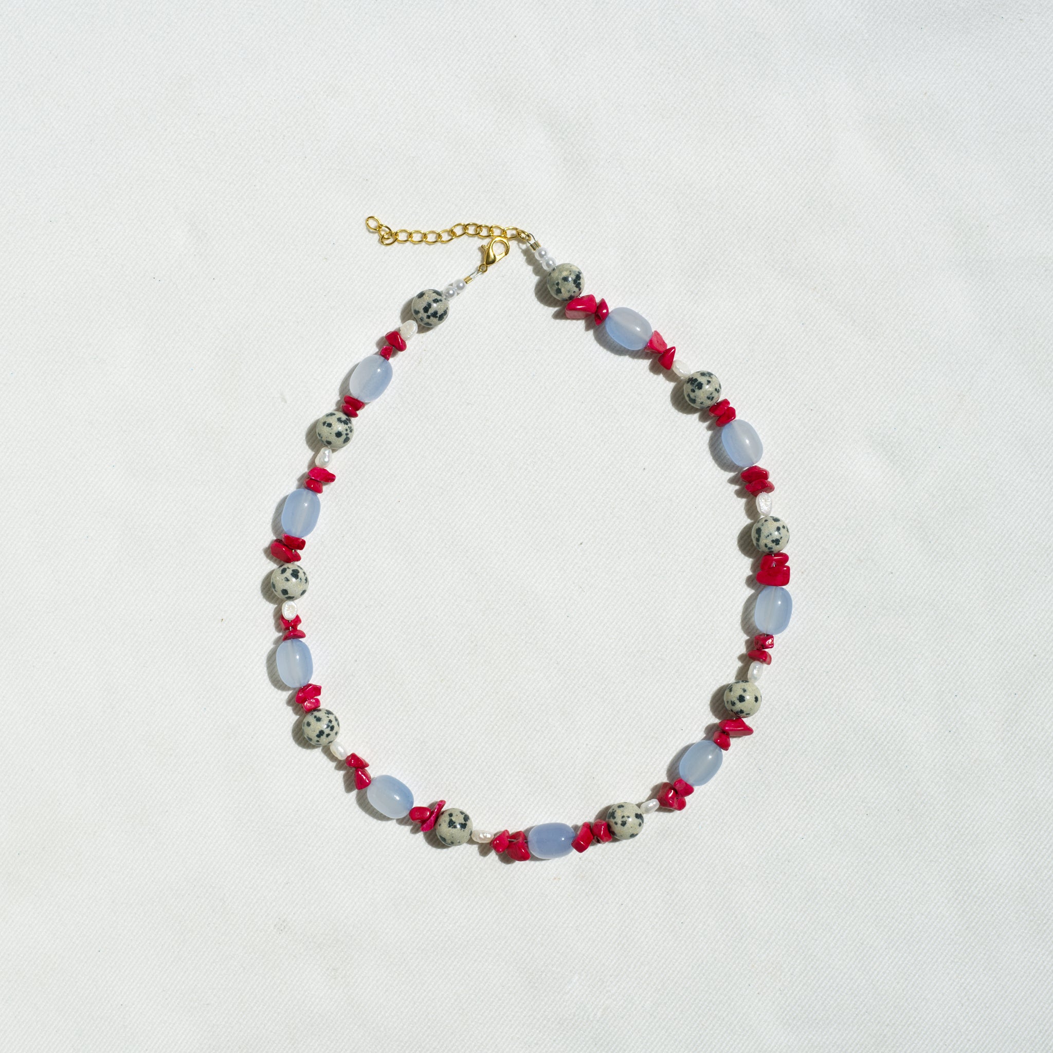 Child inside necklace