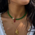 Paprika woman necklace